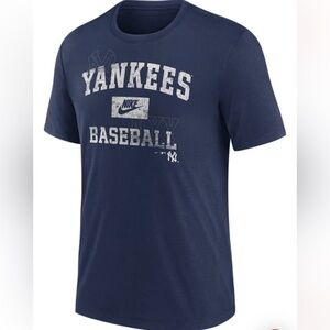 NIKE NY Yankees Baseball Cooperstown Arch Threads Short Sleeve Tee Size Large